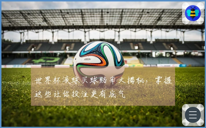 世界杯滚球买球赔率大揭秘，掌握这些让你投注更有底气